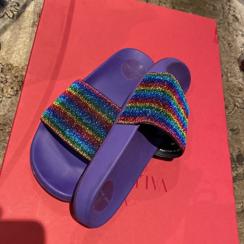 Marc Jacobs Sparkling Slides Not Used Extremely C… - image 8